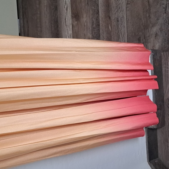 Speechless Pleated Rhinestone Accent Waist Lace Up Back Dress Size Medium - Picture 4 of 13